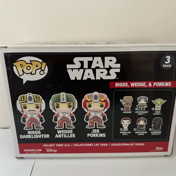 Funko Star Wars Biggs, Wedge, & Porkins Pop! Vinyl Figures - Picture 2 of 2